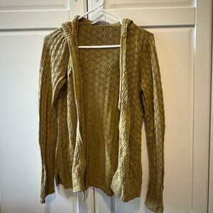 Athleta Olive Knit Sweater